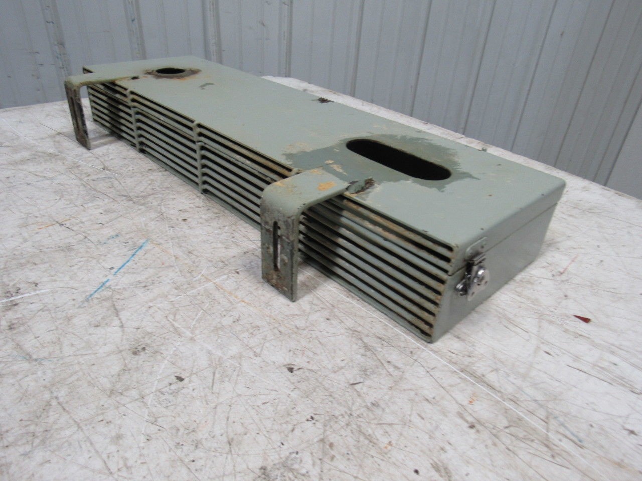 31″x 9″x 4″ V-Belt Drive And Idle Pulley Guard Hinged Door