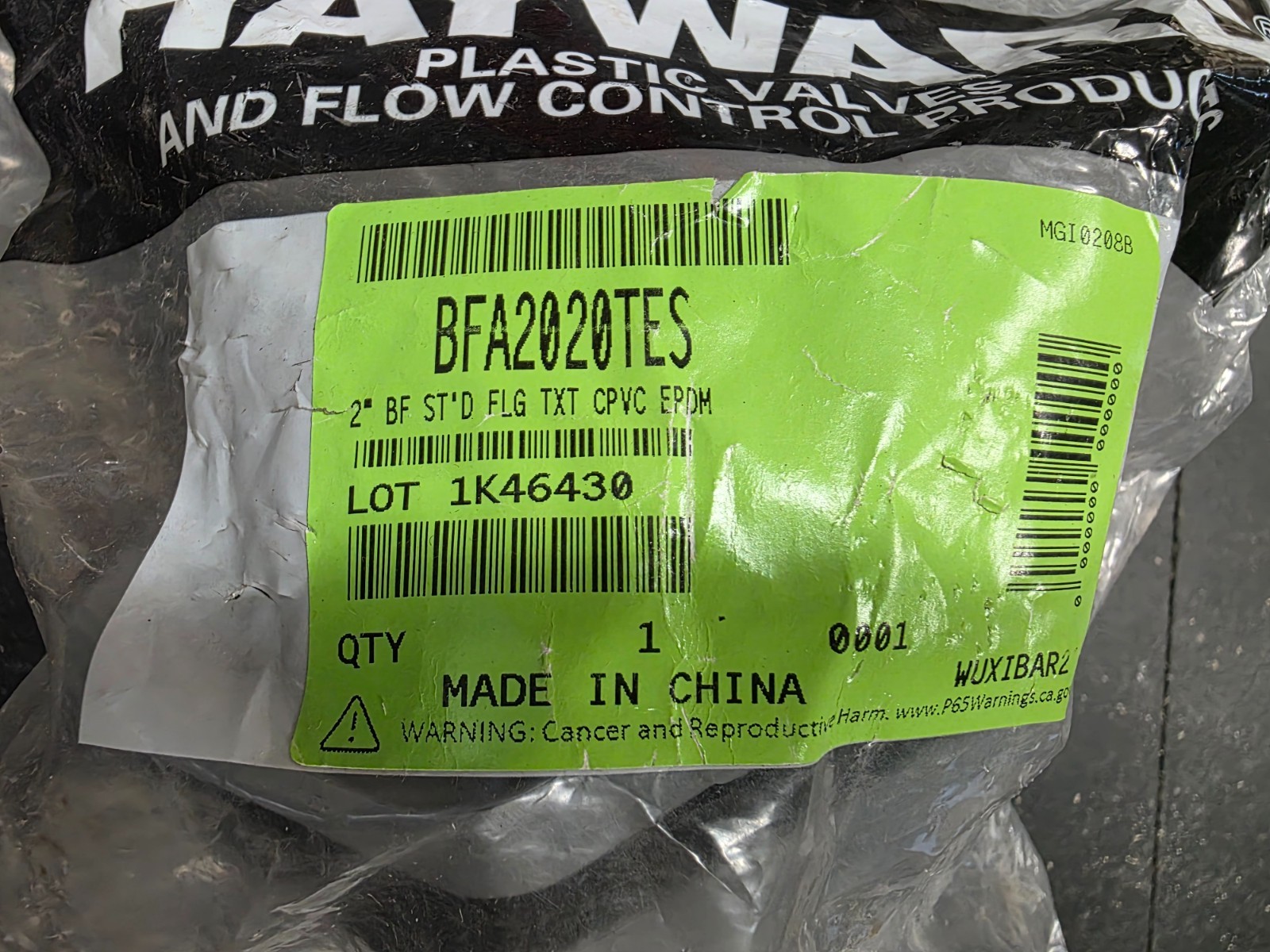 Hayward BFA2020TES 2″ CPVC Bulkhead Tank Fitting Threaded