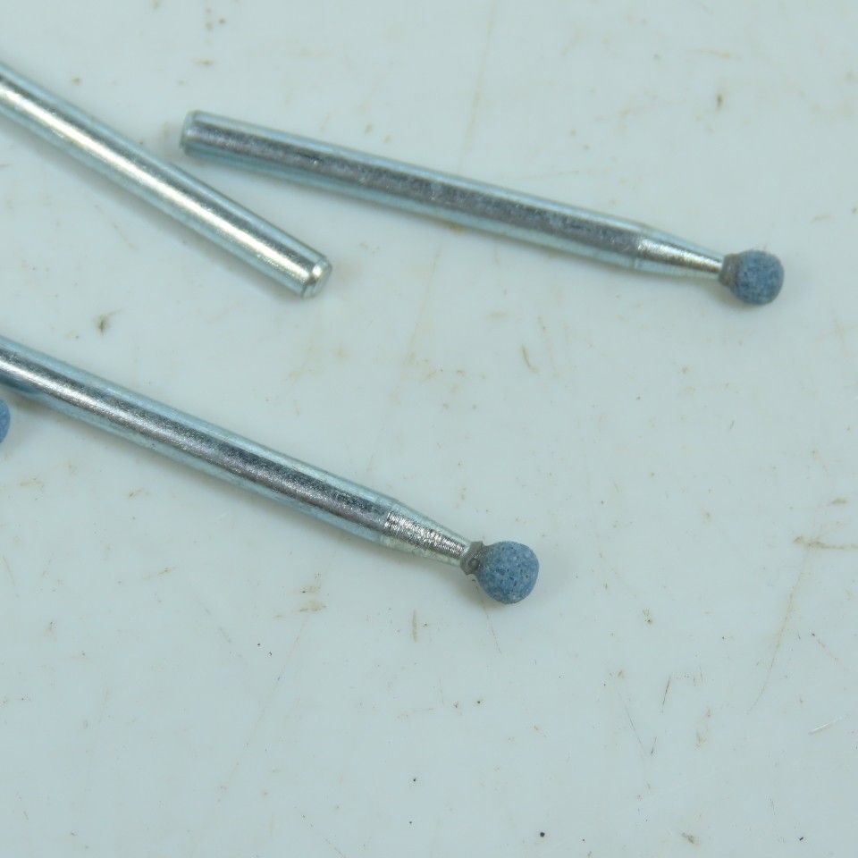1.50″ / 3.7mm Ball Shaped Diamond Burr Grinding Bit Dremel 1/8″ Shank Lot Of 40