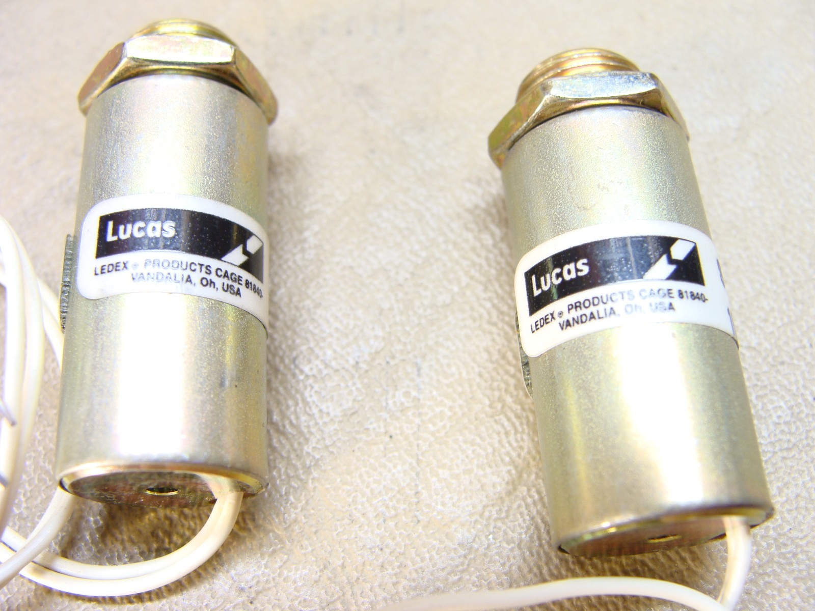 NEW of of 2 LUCAS LEDEX STA solenoid body 195202-235 9713