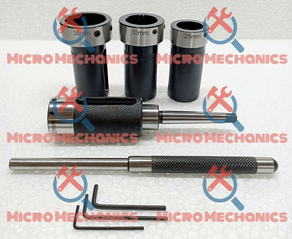 MT1 Die Holder Kit For Lathe Tailstock Morse Taper # 1 Sliding Action- Inch & MM