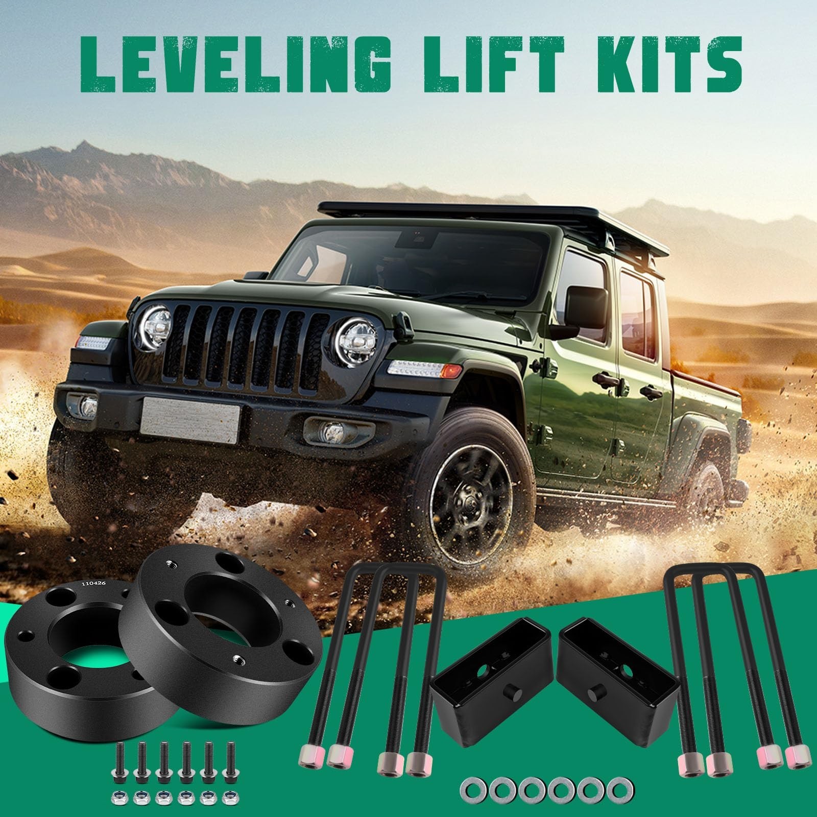 SCITOO Lifts 3 inch Front and 1.5 inch Rear Suspension Strut Spacers for Niss…