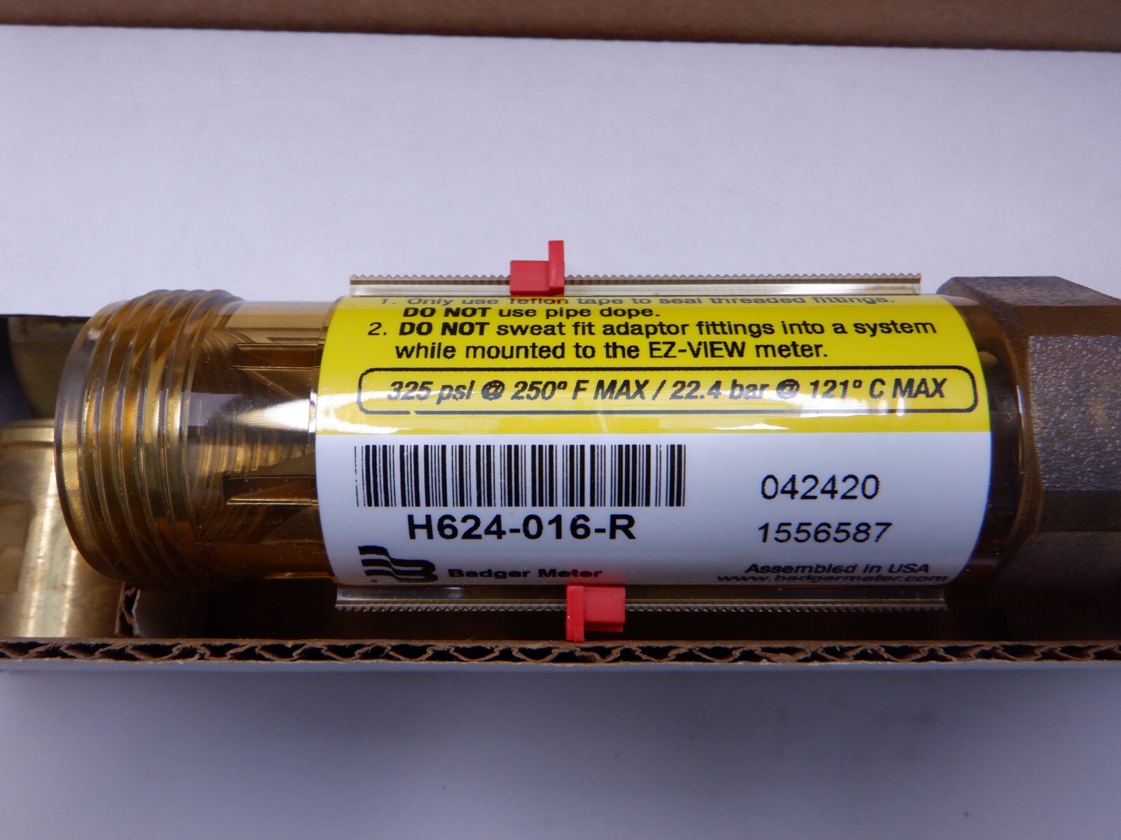 Hedland H624-016-R Flow Meter Badger new
