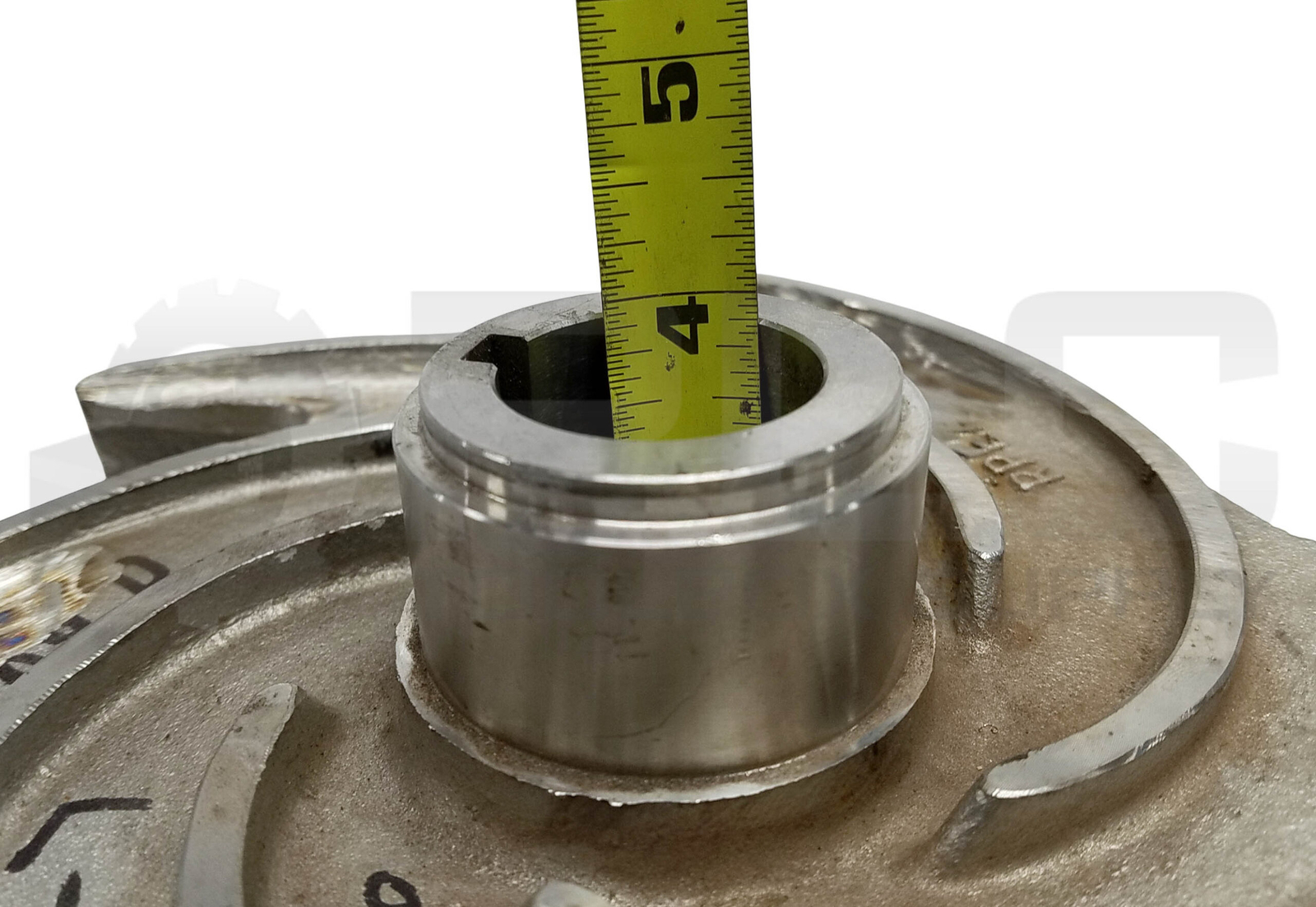 GOULDS PUMP IMPELLER ID: 1-3/8″ OD: 10″ W: 4″
