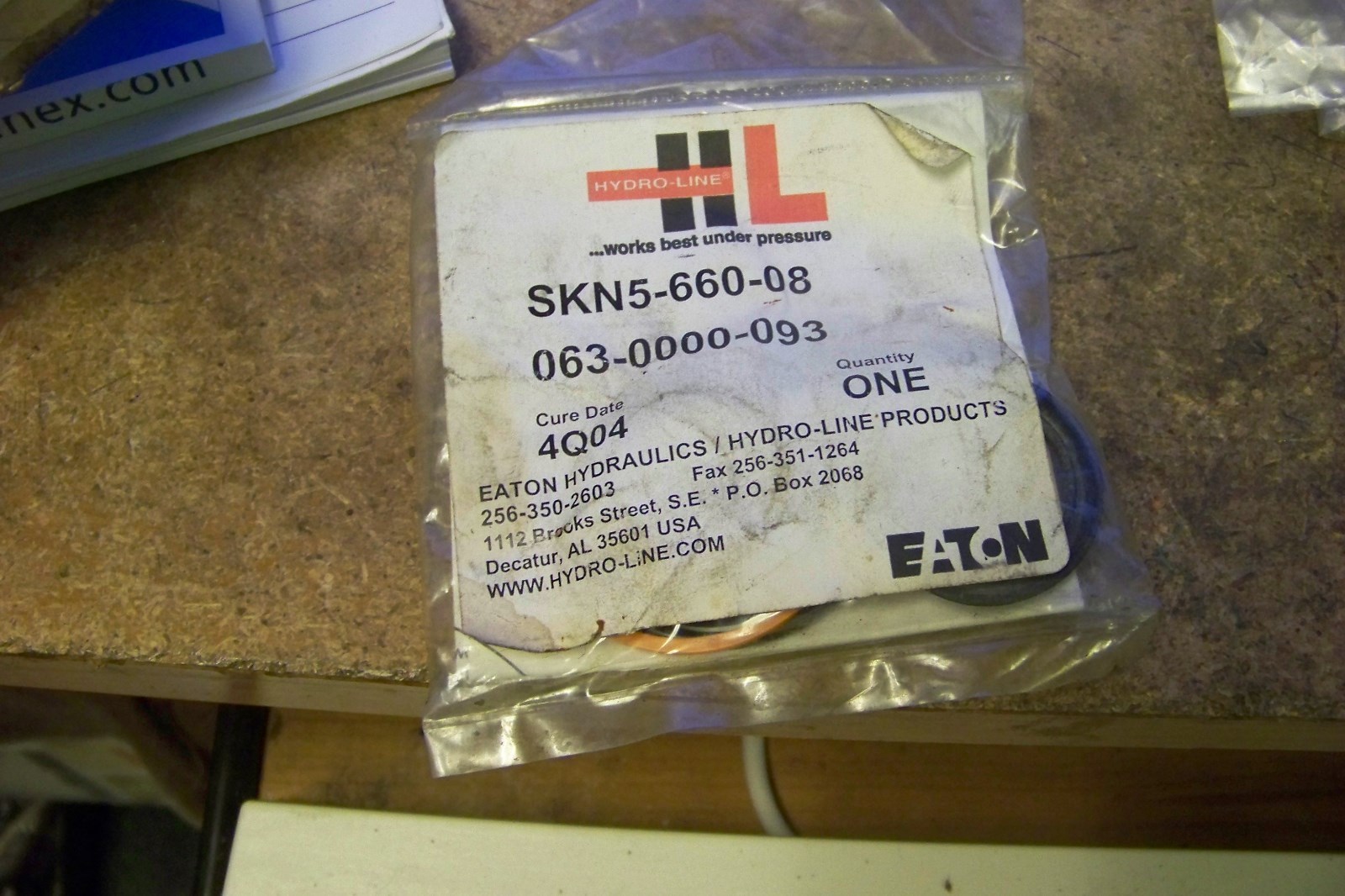 Hydro-Line SKN5-660-08 Standard Cartridge Seal Kit, 1″ Rod, Nitrile