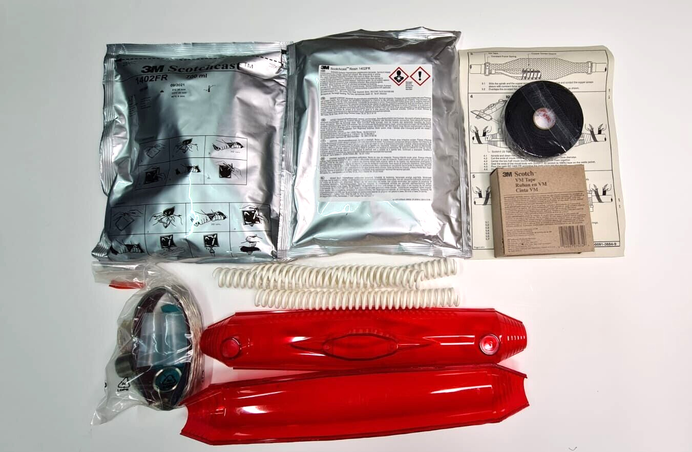 3M Scotchcast Resin Splicing Kit FR1402 92-N A 4 U/6kV By Dhl Express