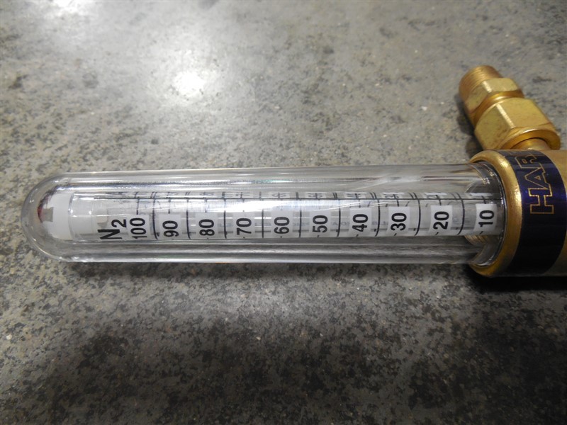 NEW Harris 55-2 N2/AIR Heavy Duty Air or Nitrogen Single Stage Flowmeter