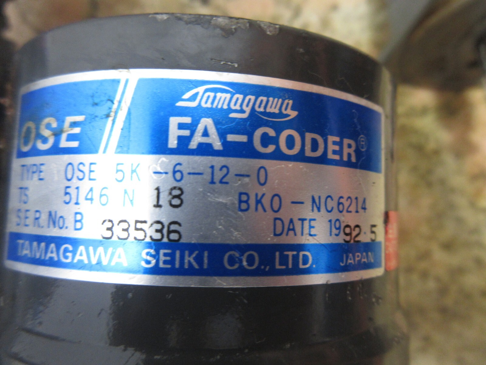 MITSUBISHI AC SERVO MOTOR HA33C-S FA-CODER TS 5146N 18 BKO-NC6214 EACH 1