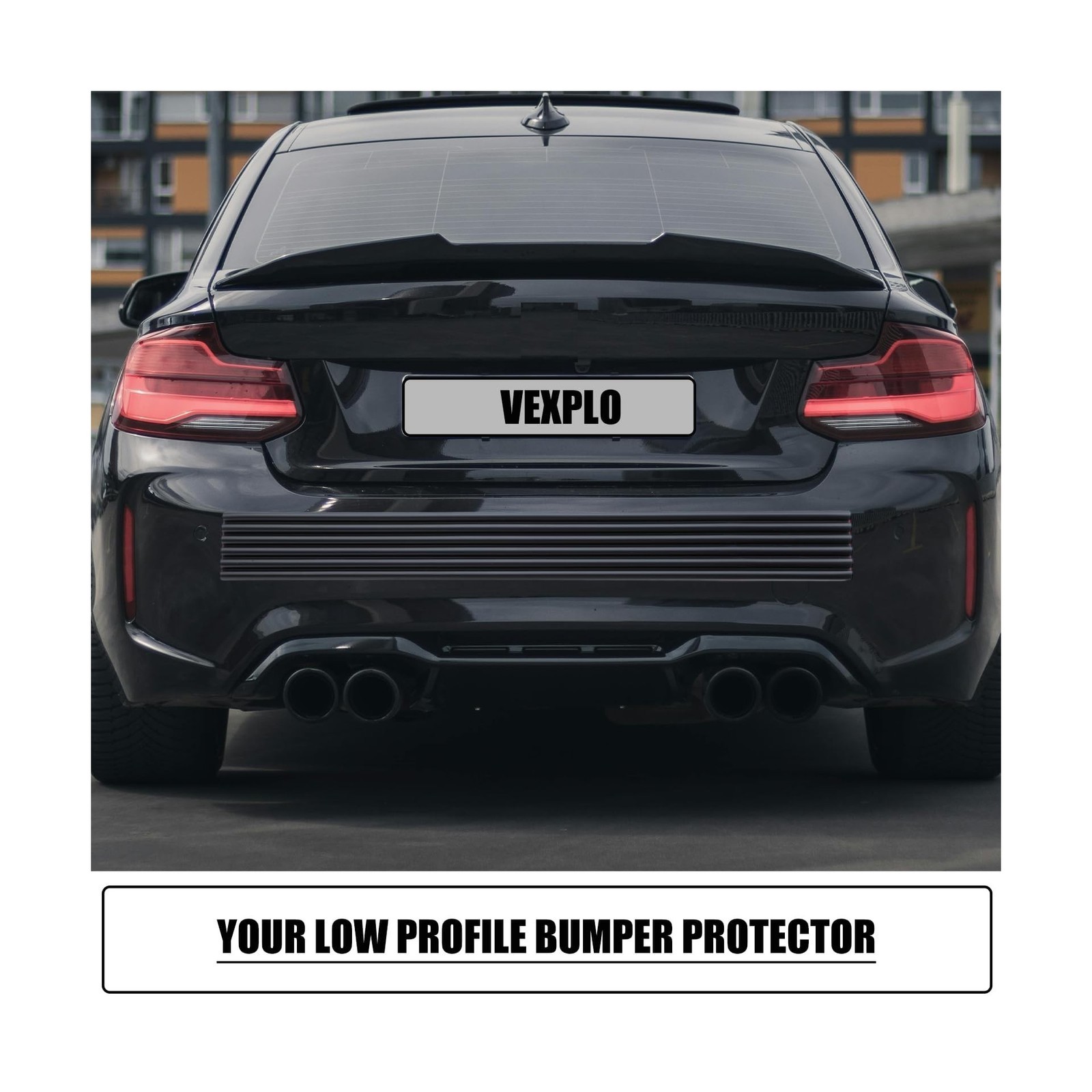 DIY Car Bumper Protector Guard, Strong Self Adhesive Rubber Rear Front Bumper…