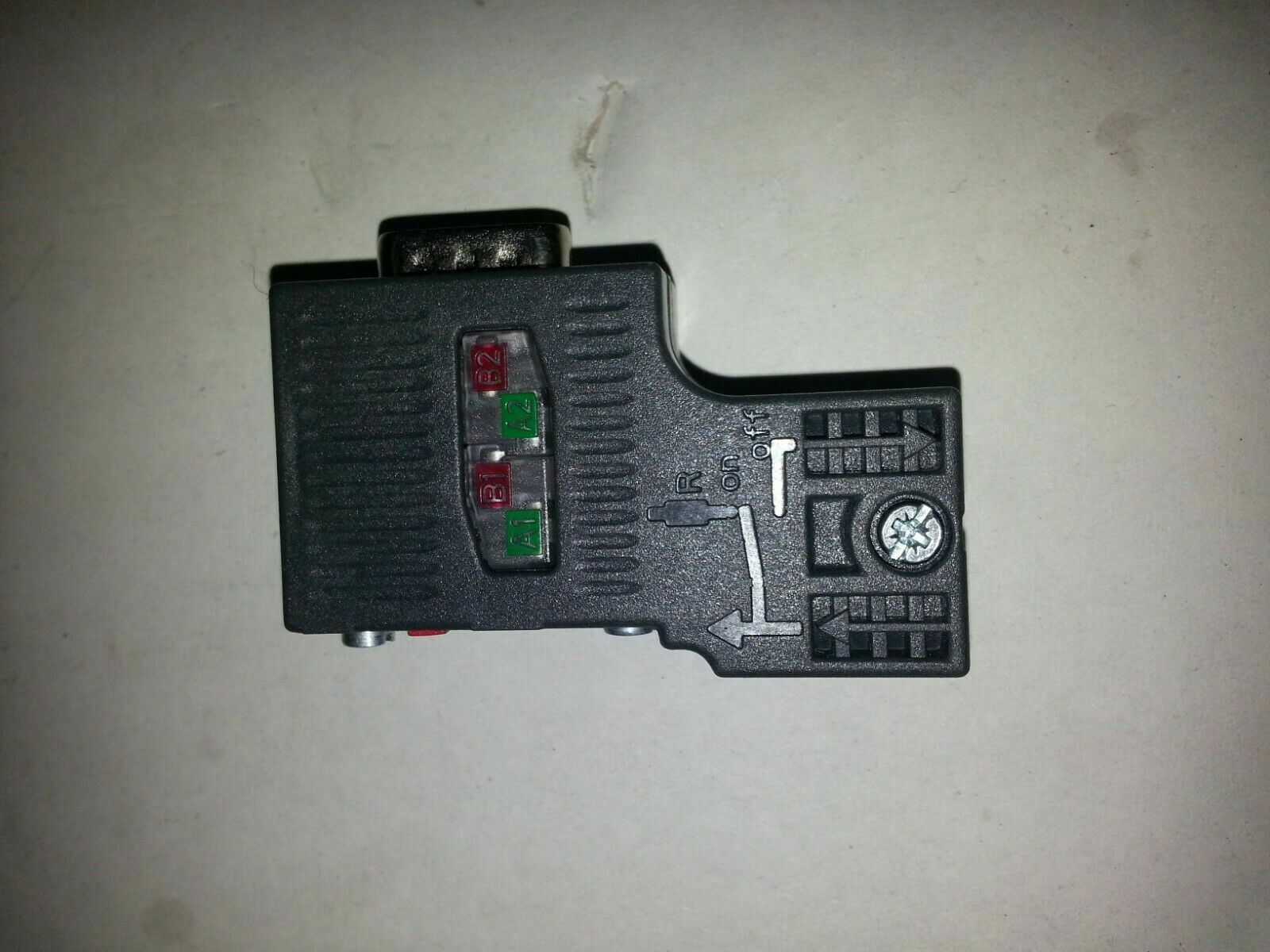 Siemens 6ES7 972-0BA52-0XA0 Profibus DP Connector Plug 90 Degree Industrial PLC