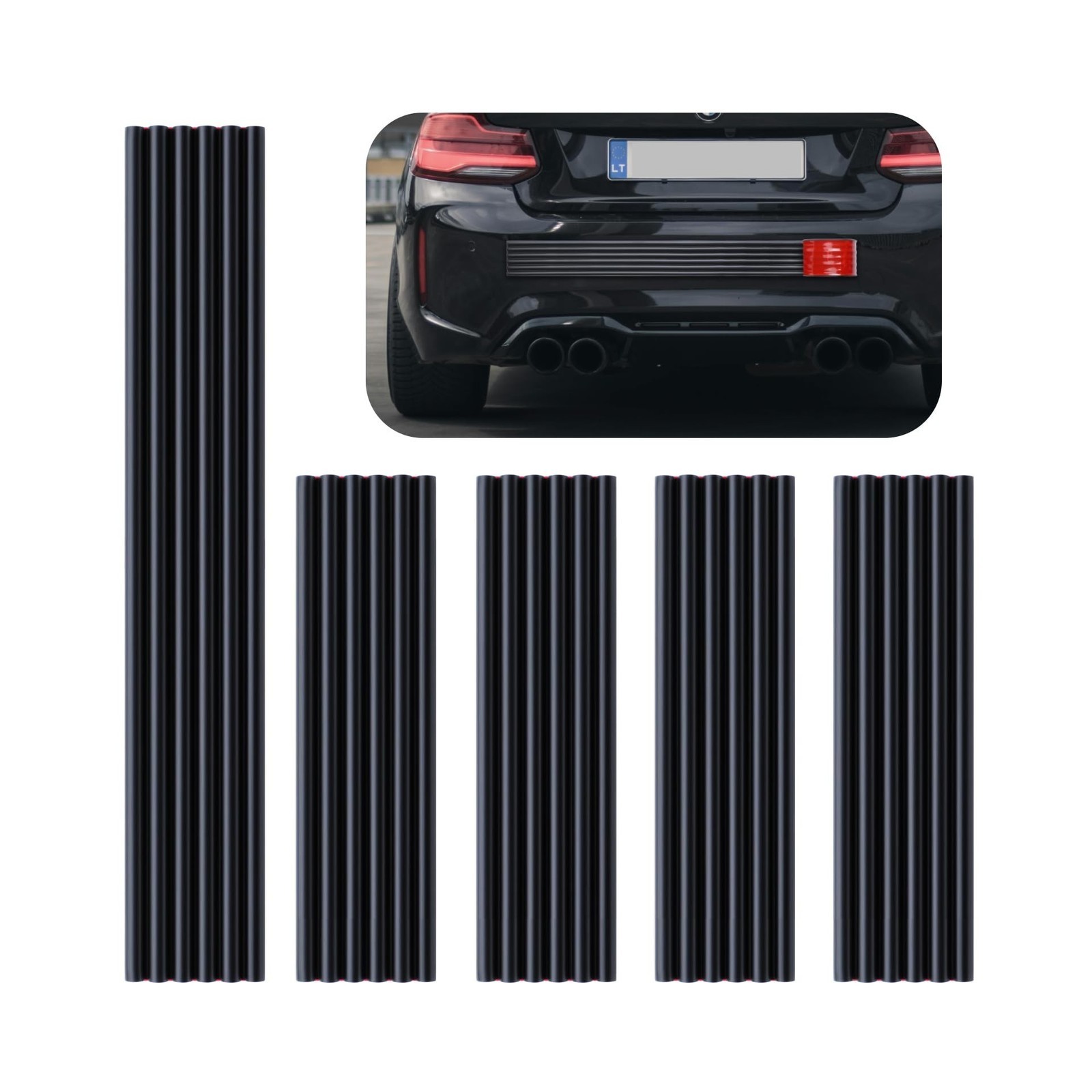 DIY Car Bumper Protector Guard, Strong Self Adhesive Rubber Rear Front Bumper…