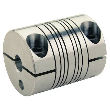 Ruland Pcr16-6-5-A Coupling, 4 Beam Clamp, Bore 3/8 X 5/16 In