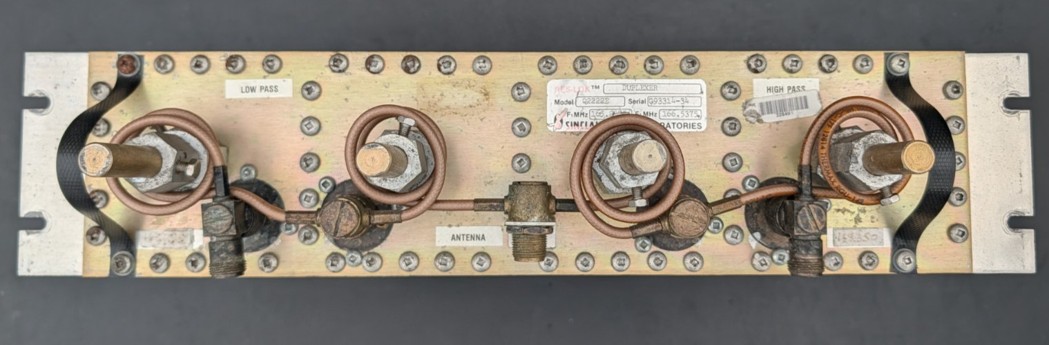 Used Sinclair VHF Duplexer Model: Q2222E 144 – 168 MHz