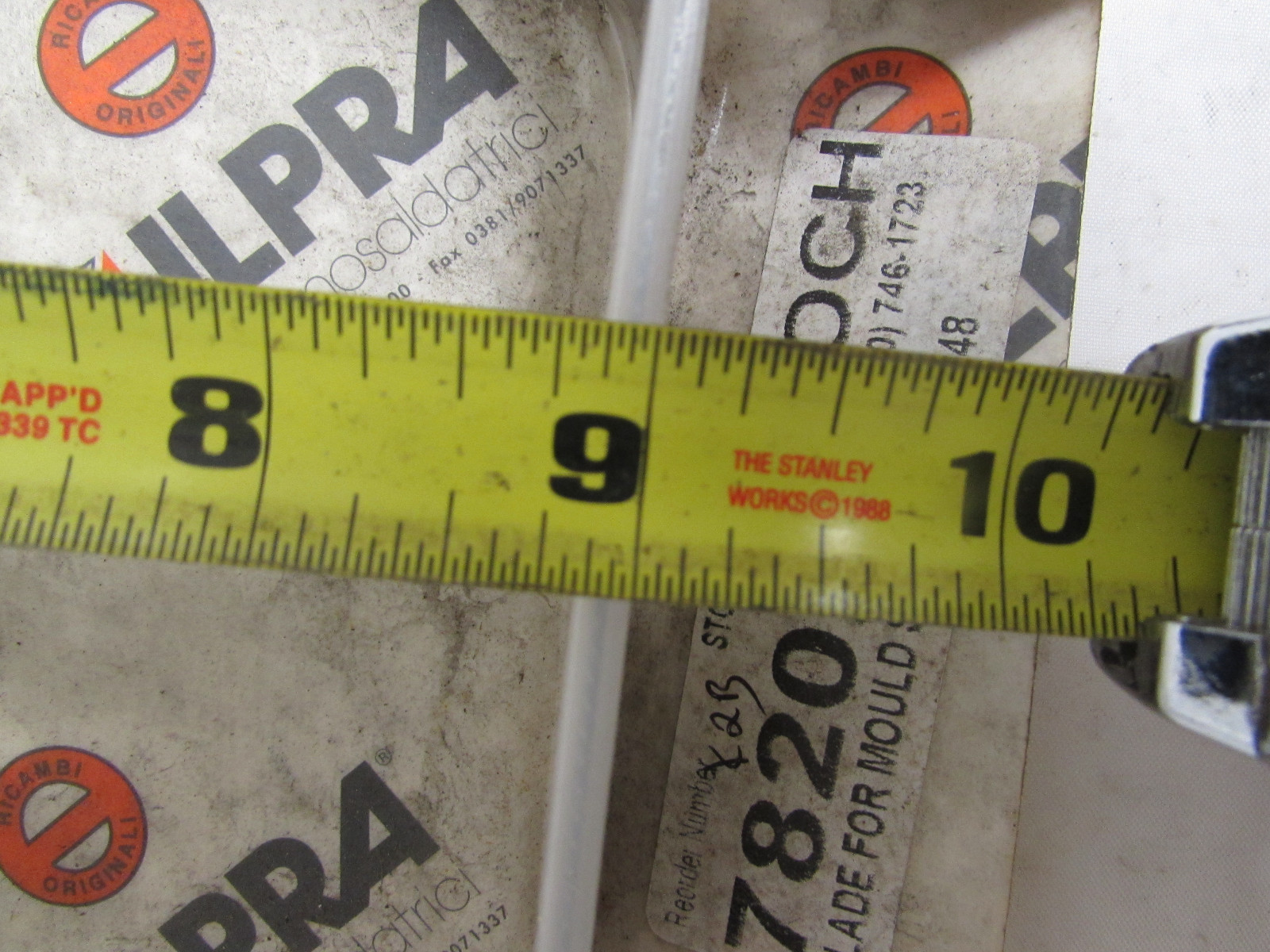 ILPRA KOCH 782025 TRAY FORM MOULD KNIFE/BLADE 9″X7-1/2″X1-1/2″ (LOT OF 2) *NIB*