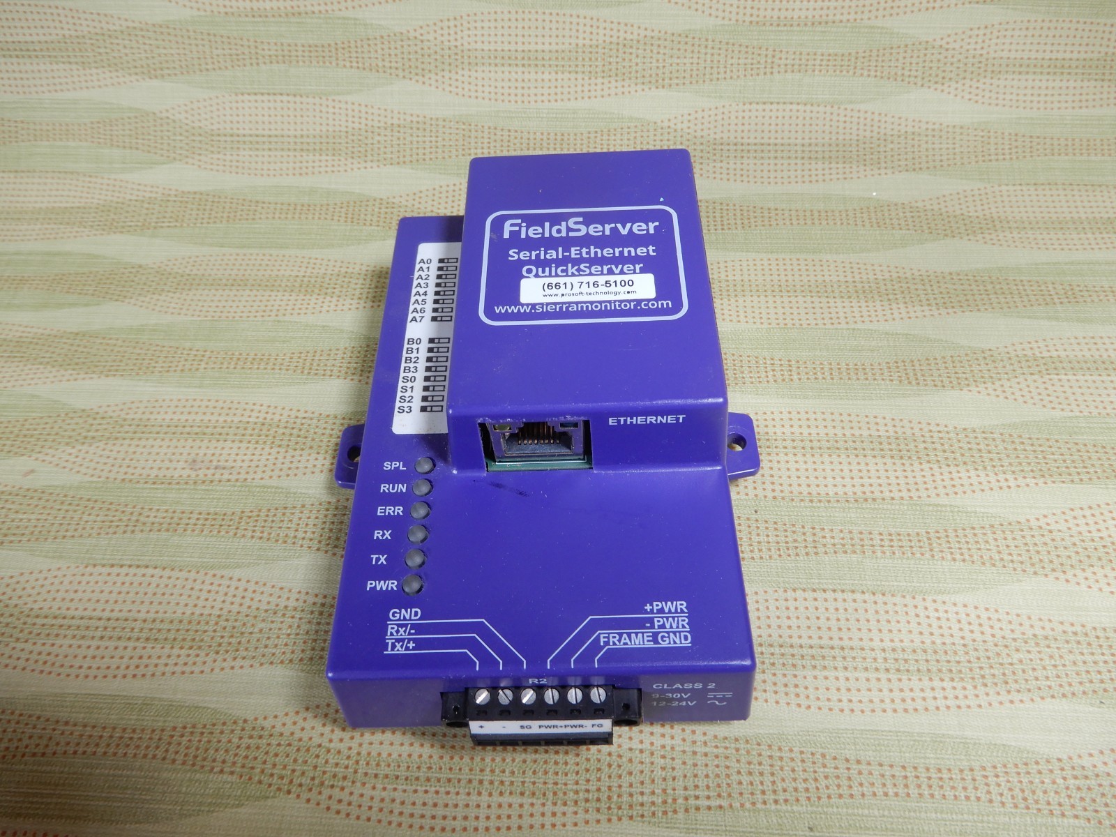 Prosoft PS-QS-1510-0780 FieldServer Serial-Ethernet QuickServer Gateway NNB BX