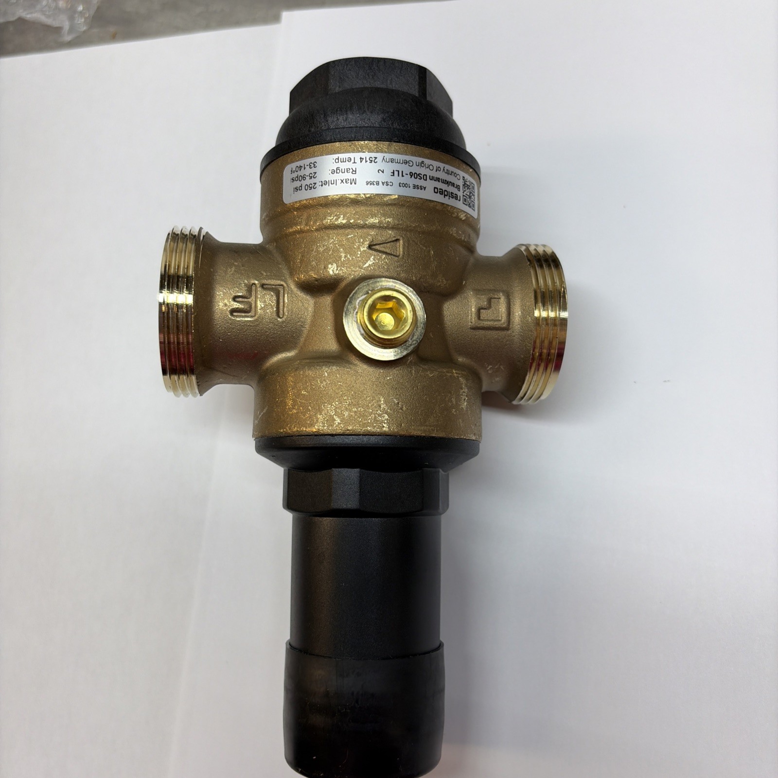 Resideo Braukmann 1″ Dialset PRV Double Union NPT DS06-102-DUT-LF/U