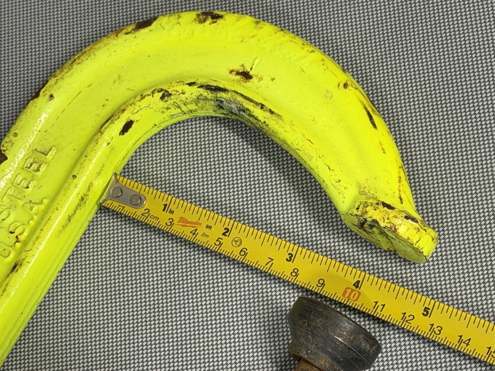 WILTON HI-Vis 406 406SF C-Clamp 6-1/16″ Drop Forged Steel 6600 lb 406-SF Safety