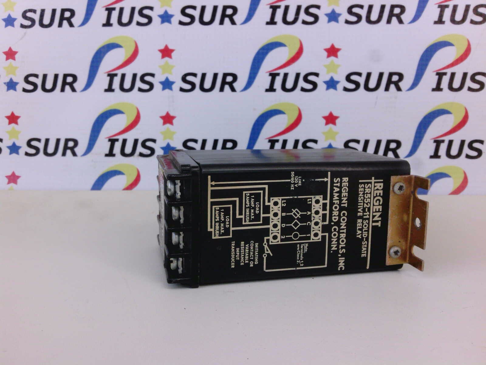 USSP Regent SR552-11 SR55211 Solid-State Sensitive Relay