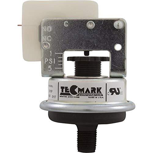 Tecmark 3010P Pressure Switch , , 25A, 1/8mpt, SPNO, Plastic