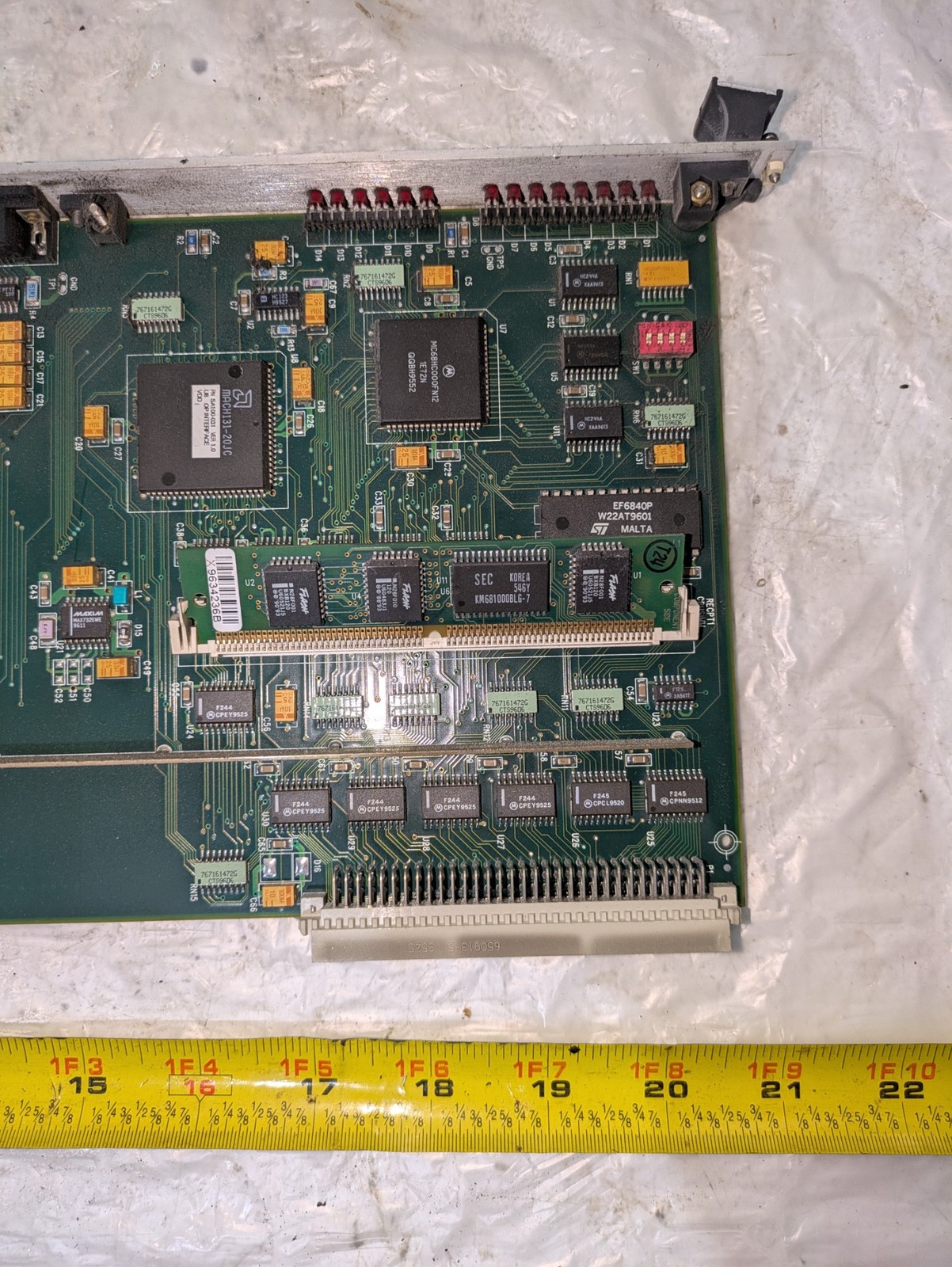 VAN DORN PCB PC330-034 REV C OPERATOR INTERFACE