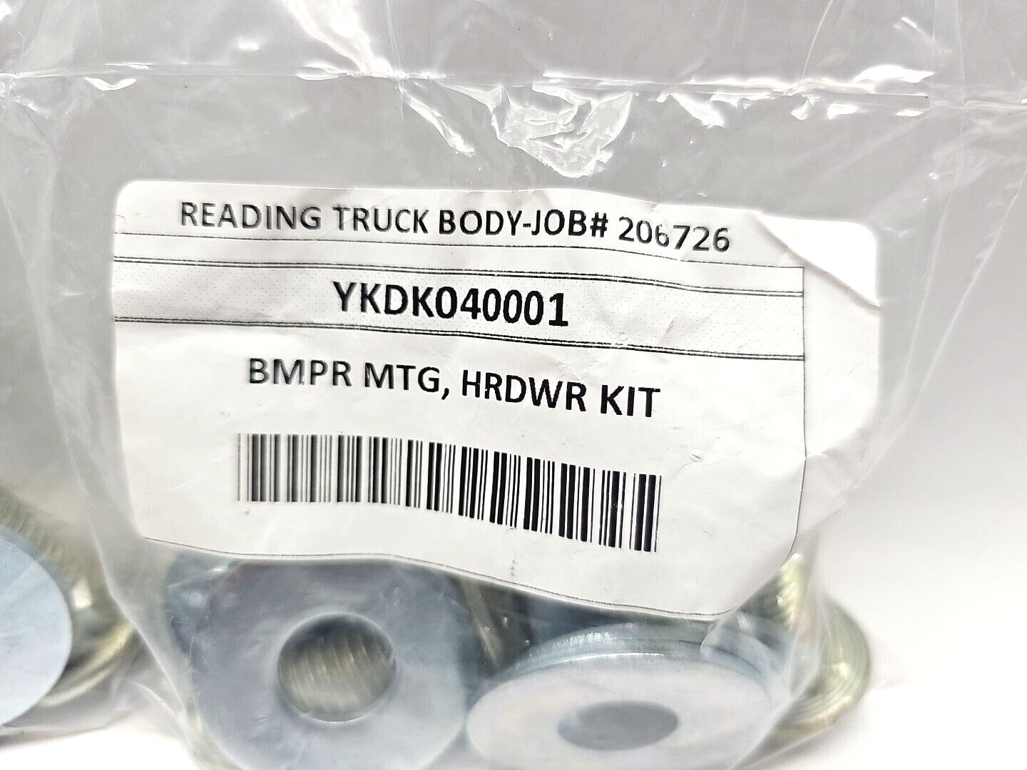 Lot of 2 YKDK040001 BMPR MTG, HRDWR KIT