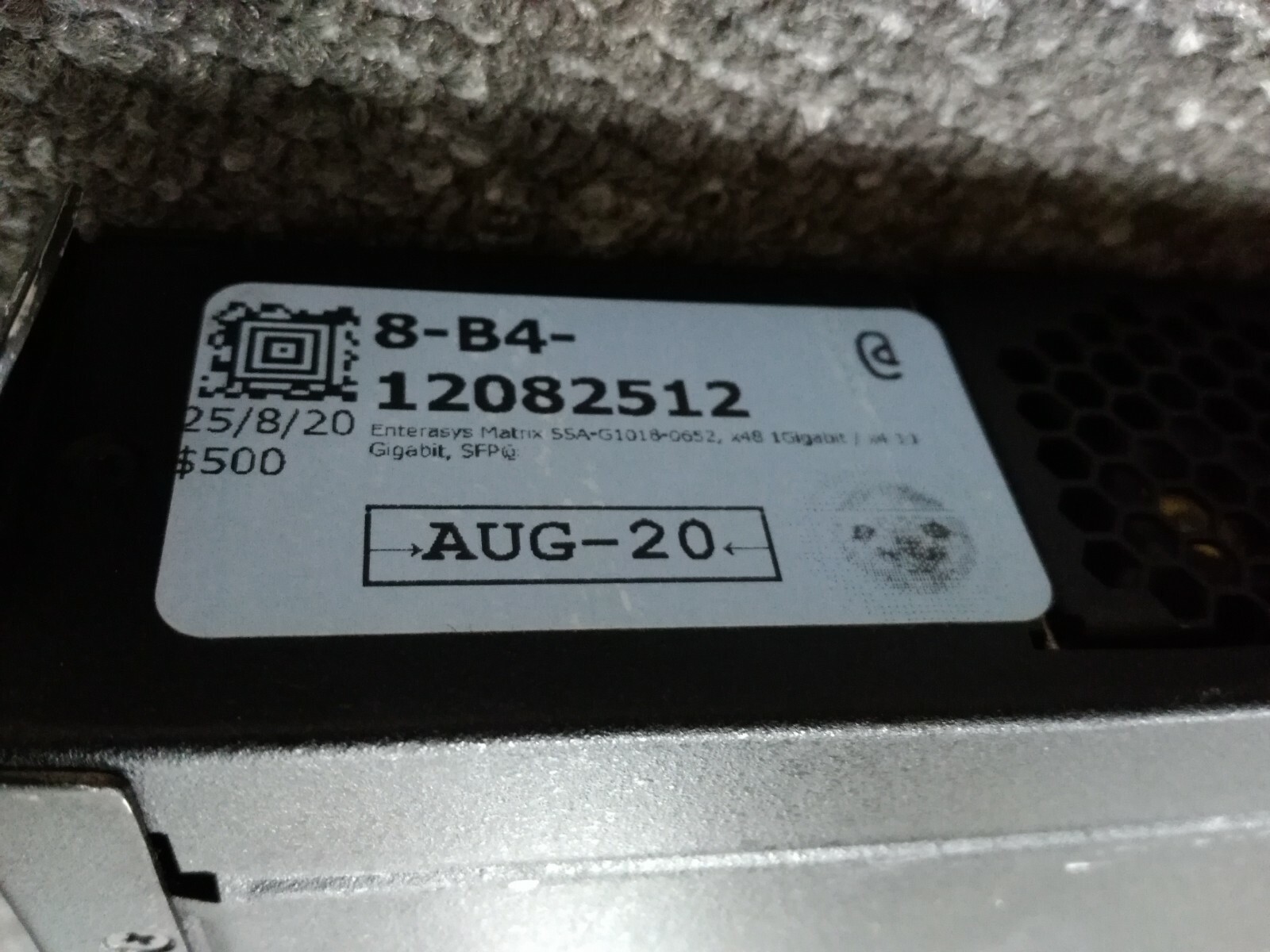 ENTERASYS SSA-G1018-0652 NETWORKS