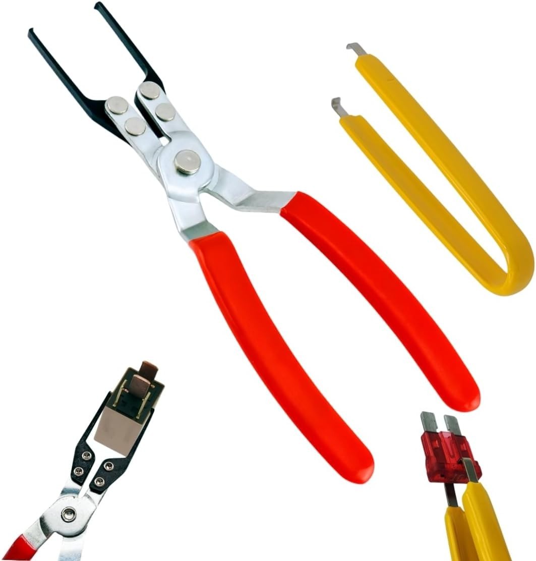 Relay Puller Pliers, Fuse Puller Pliers, Automotive Fuse Puller Tool, Fuse Remov