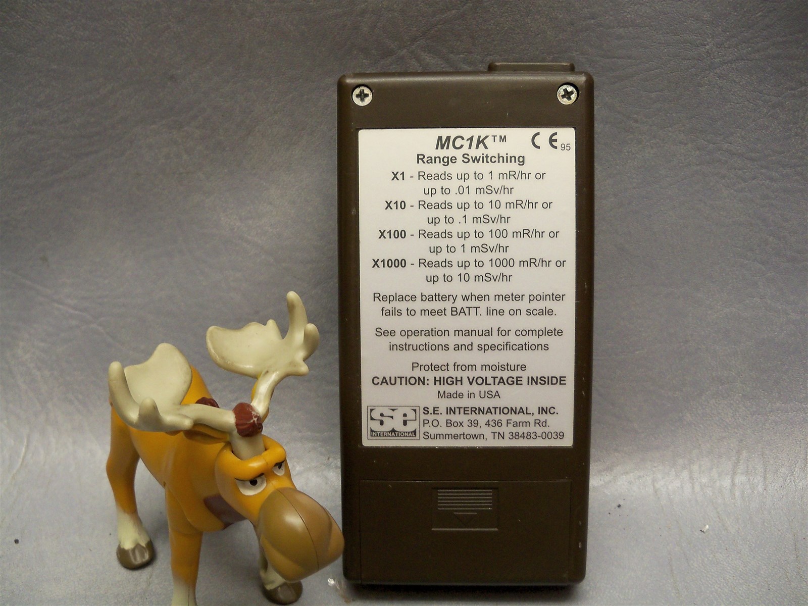 S.E. International Radiation Alert MC1K