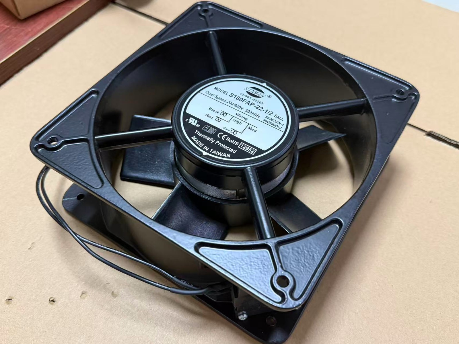SINWAN S180FAP-22-1/2 200/240V 18CM Axial AC Cooling Fan