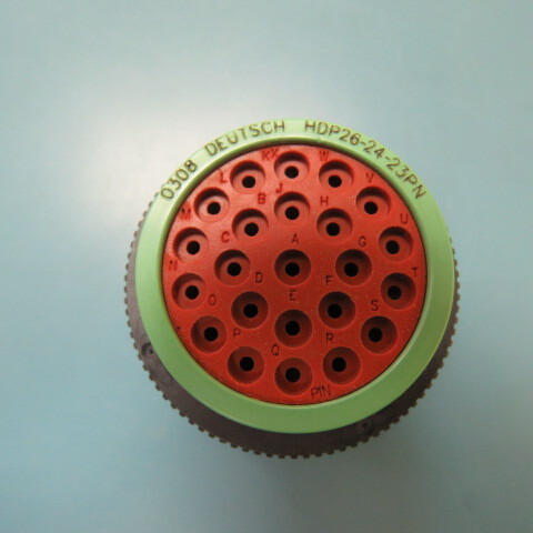 DEUTSCH HDP26-24-23PN Qty of 2 per Lot 23 Position Circular Connector Plug Hous