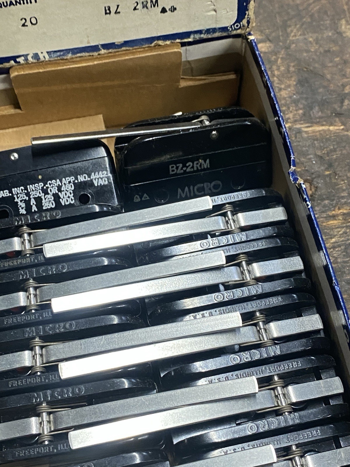 Micro Switch BZ-2RM Honeywell Limit Switch 13pc Lot New