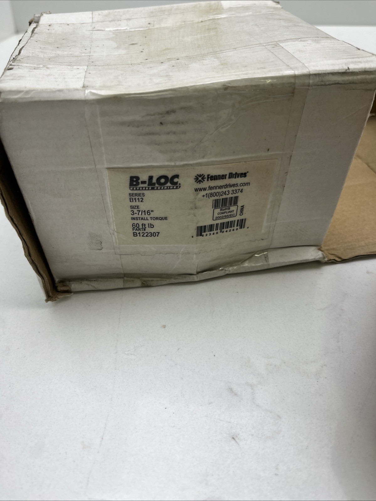B-LOC Fenner Drives B122307 B112 3 7/16 KEYLESS BUSHING