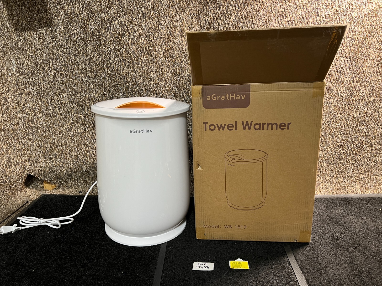 aGratHav Towel Warmers Ultra Large Capacity Bucket Style for Bathroom WB-1819