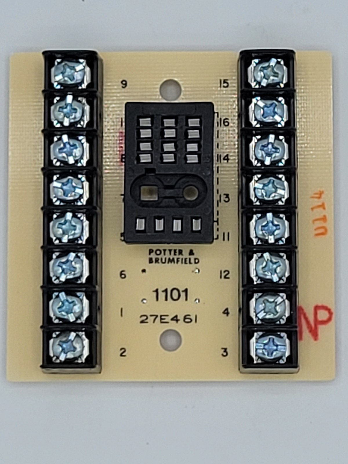 LOT of 3 – Potter & Brumfield 1101 27E461 Relay Interface PCB/Socket