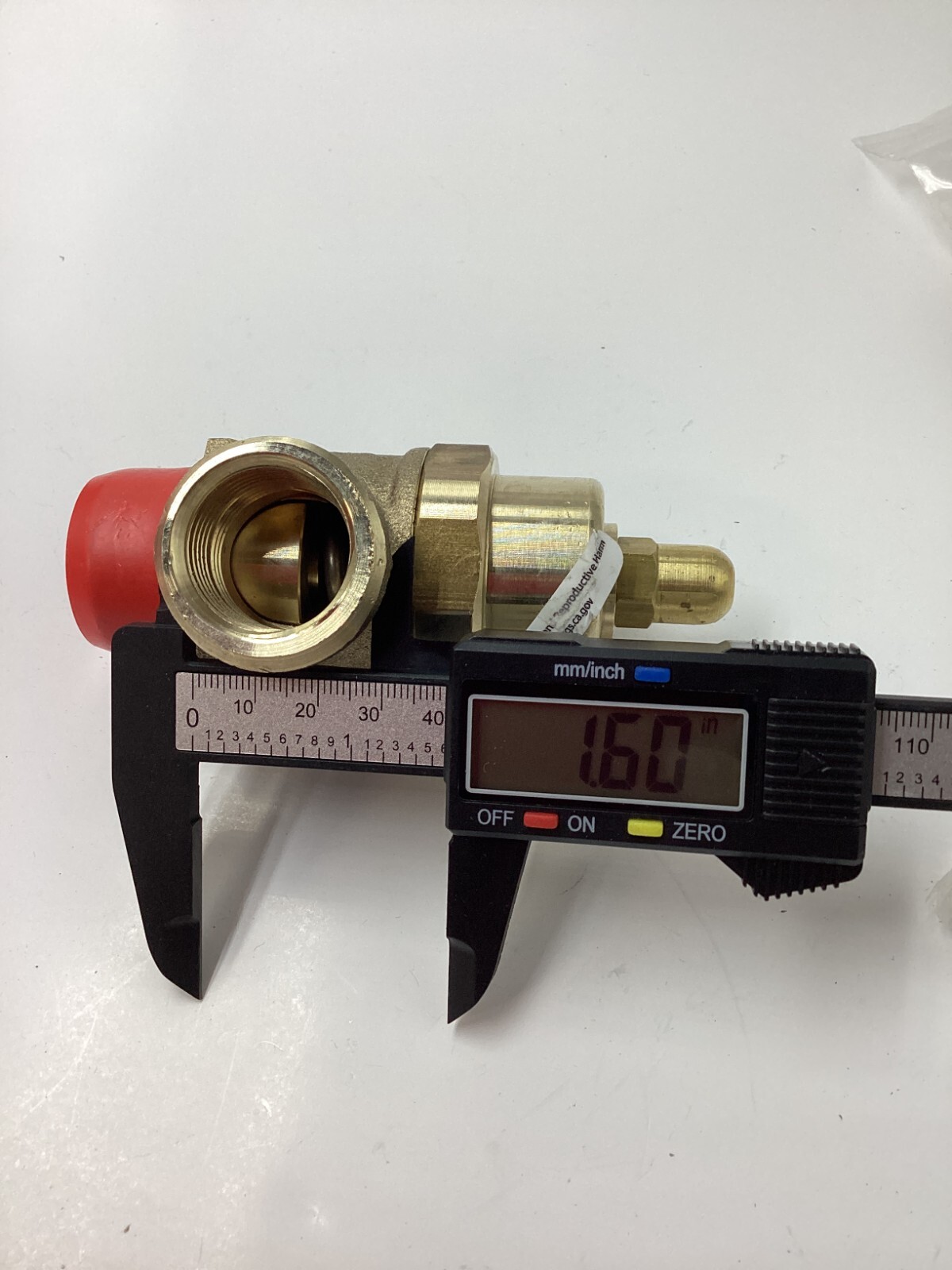 W.L Hamilton .96″ MPT Threaded Lead Free Brass Safety Release Valve