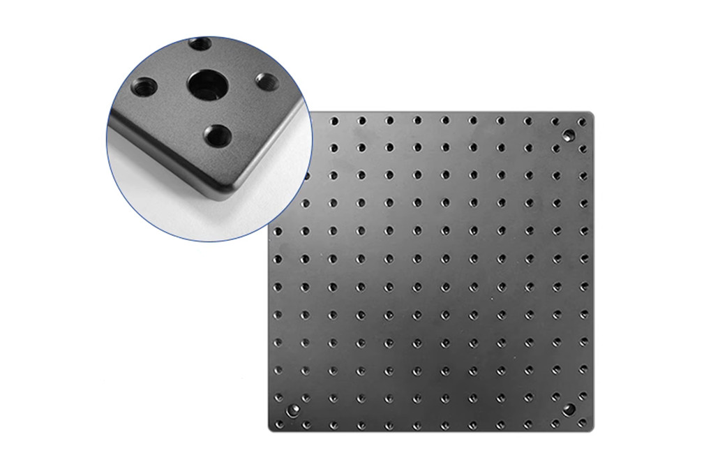 300*450*13mm Optical Flat Plate Experimental Breadboard Aluminum Alloy M6 Hole