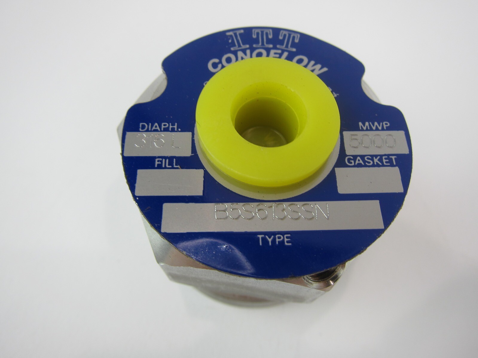 NEW ITT Conoflow B5S613SSN Diaphragm Seal 316 Stainless 5000 MWP