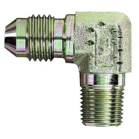 Eaton Aeroquip 2024-6-6S Adpt, Mnpt-Mjic, 3/8-18, 9/16-18, El, 1.22In