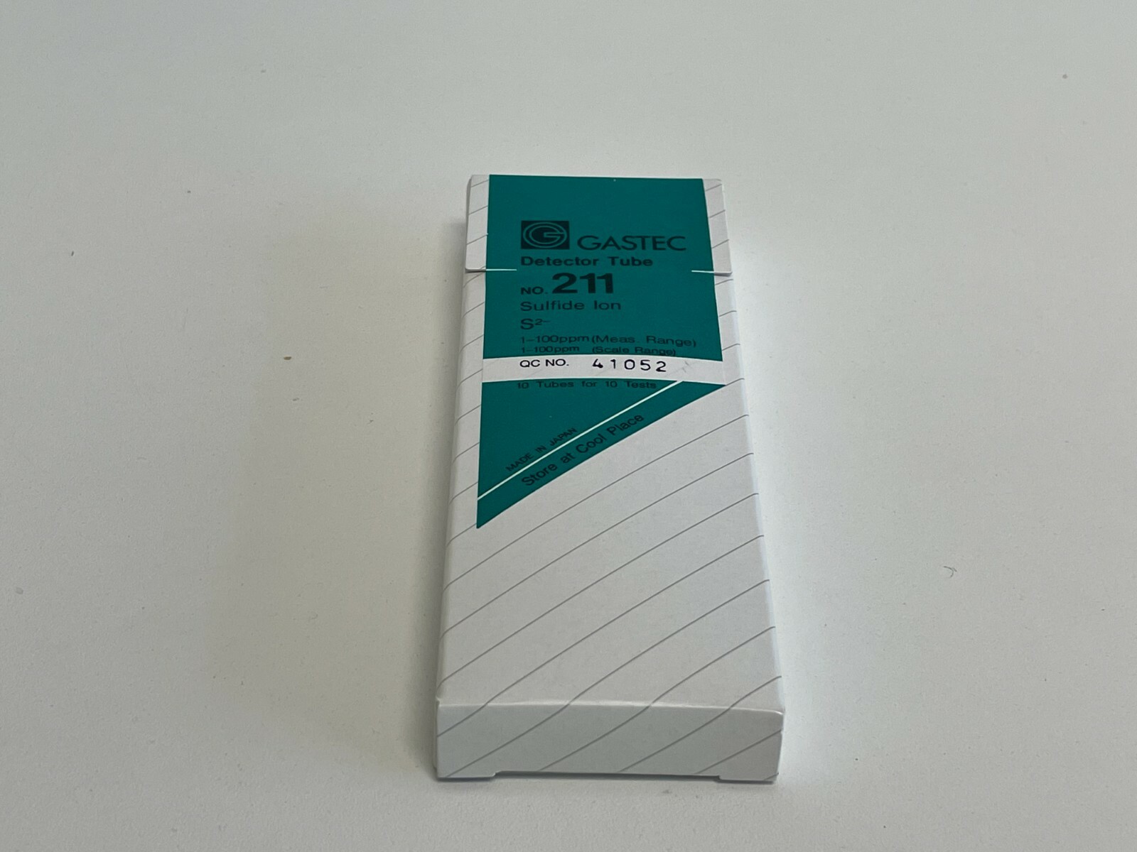 LL8: Box of 10 Gastec 211 Detector Tubes