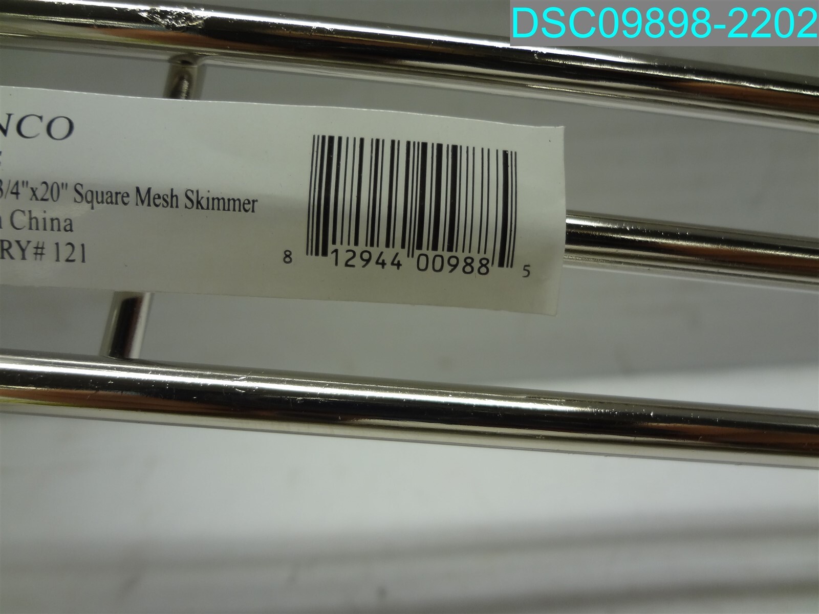 QTY=3: WINCO SCF-6S 6-3/4″ X 6-3/4″ X 20″ SQUARE MESH SKIMMER 812944009885
