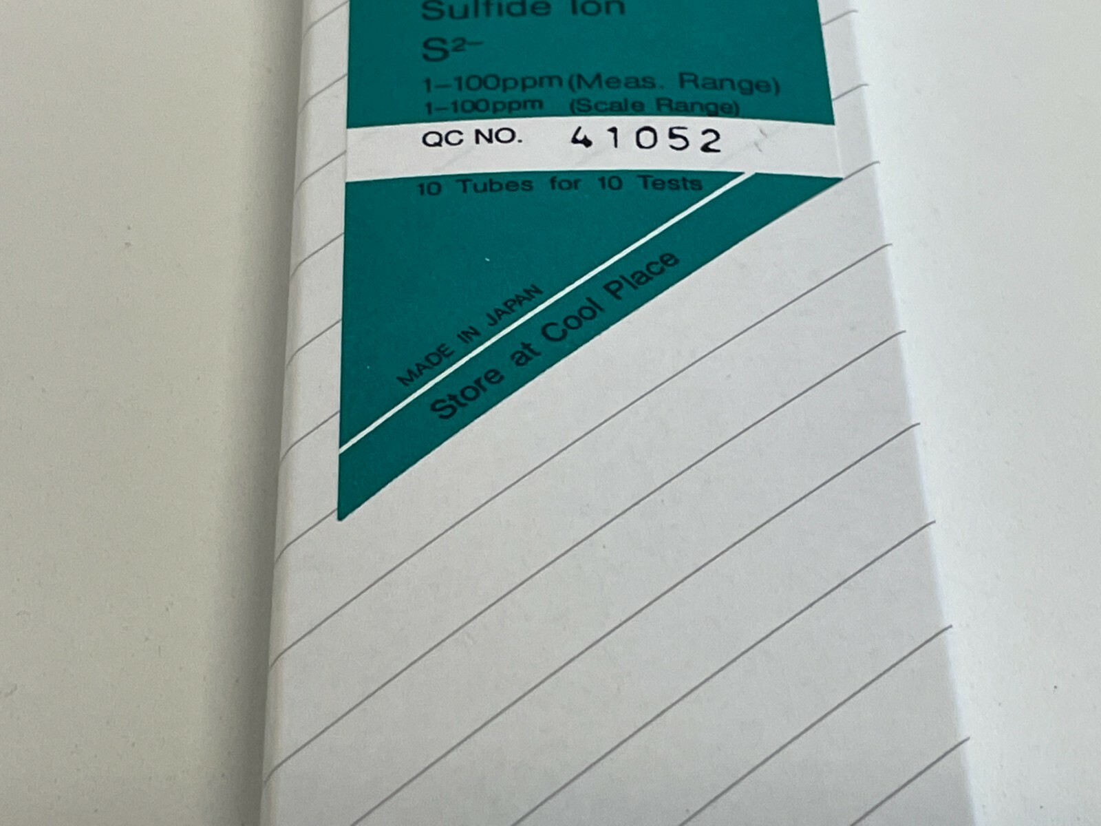 LL8: Box of 10 Gastec 211 Detector Tubes