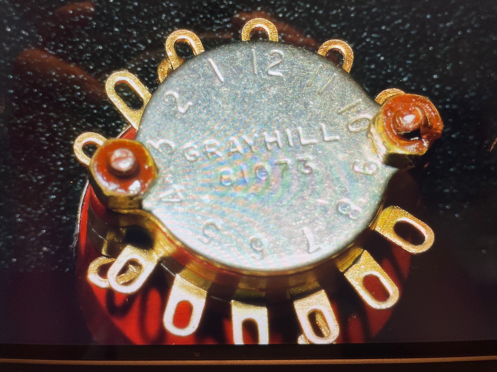 Lots of 2 GRAYHILL Rotary Switch | 71AD30-01-4-AJN | Adjustable. These are NOS.
