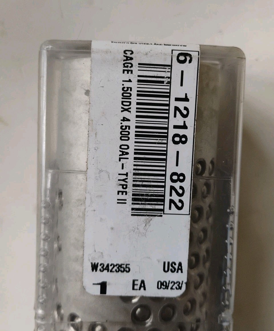 DANLY IEM 6-1218-822 BALL BEARING CAGE 1.50 ID X 4.500 OAL Type Il. (New)