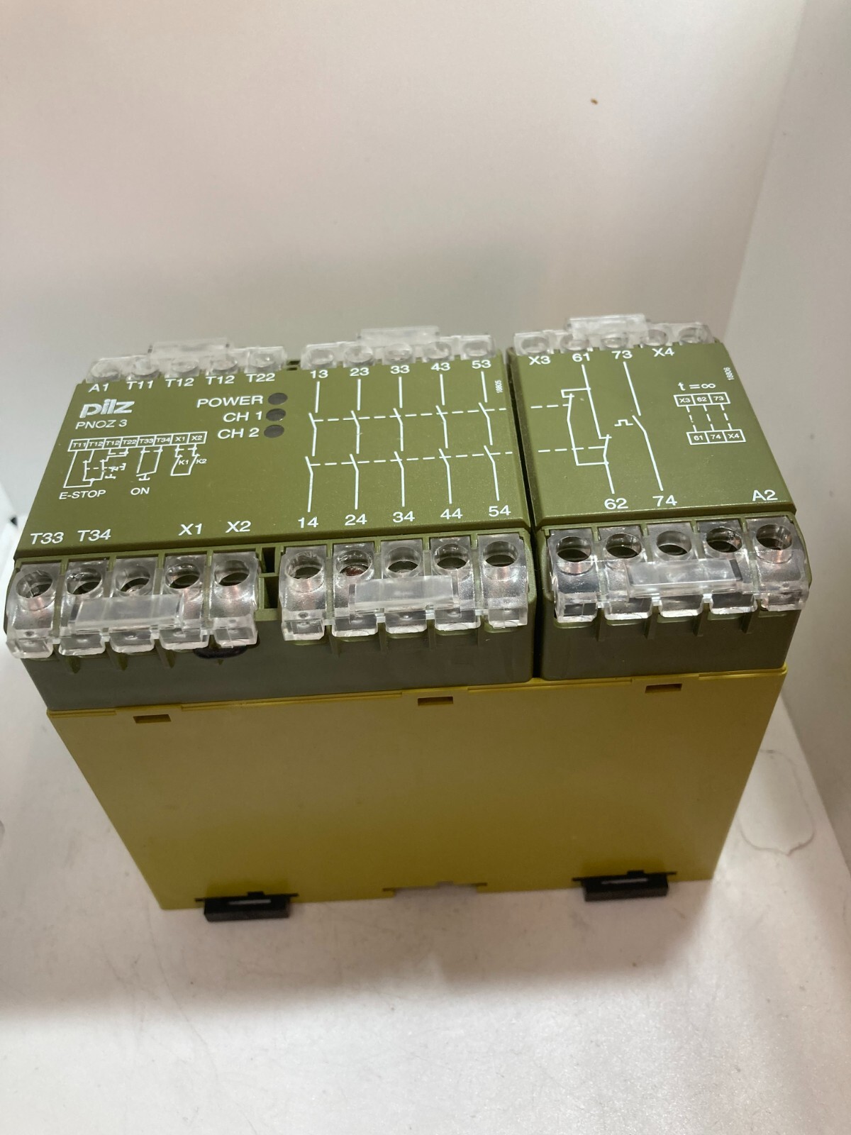 PILZ PNOZ 3 24VDC 5S10 SAFETY RELAY 24VDC 4.5W AC15 230V 5A; DC13 24V 7.0A