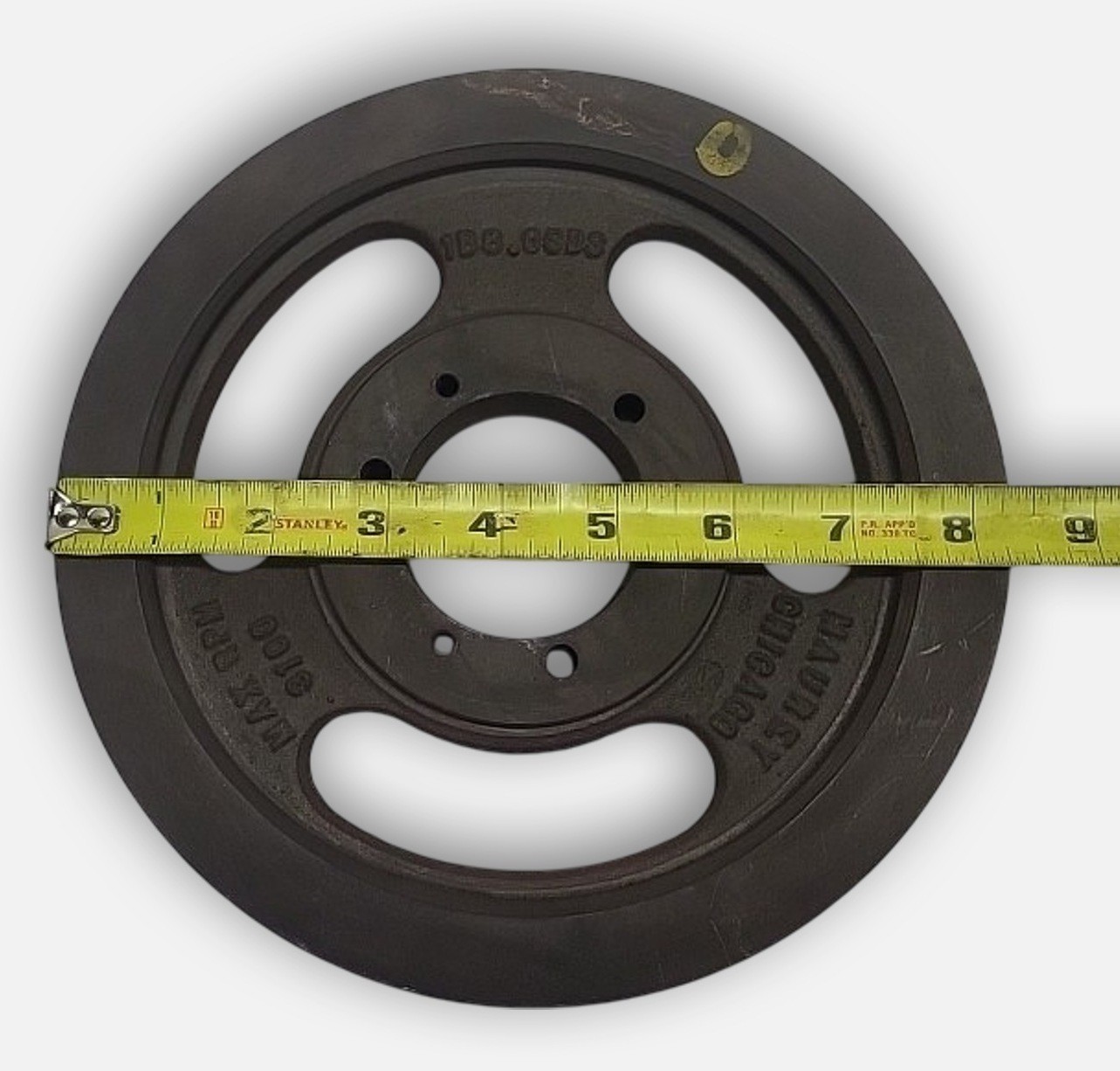 NEW MAUREY 1B8.0SDS SHEAVE PULLEY 2-1/8″ ID x 8-5/8″ OD x 1″ H