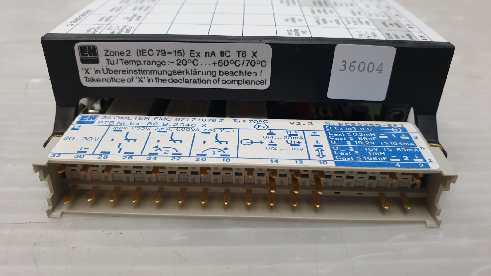 Endress Hauser FMC 671Z, PA-VI 810.59 / PA-VI 830.24 Silometer 918262-0041 24VDC