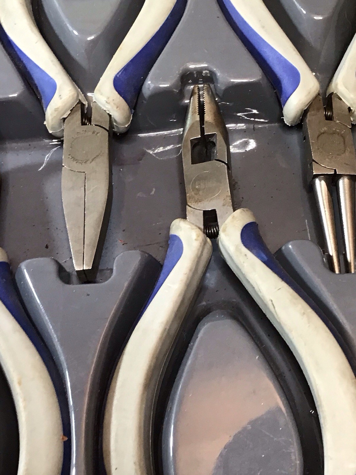 Blue-Point Tools BMPL1000 10-Piece NICE Soft Grip Mini Pliers And Cutters Set