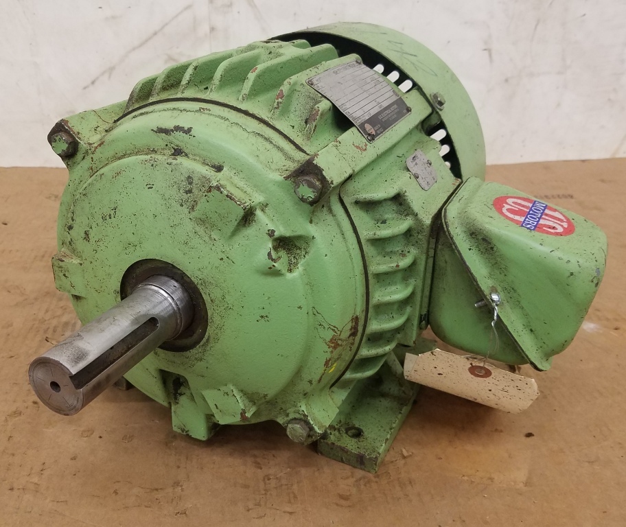 U.S. ELECTRICAL MOTOR, E396-50-W11W256R032M, 3 HP, 3 PH, 1165 RPM, 230/460 VOLTS