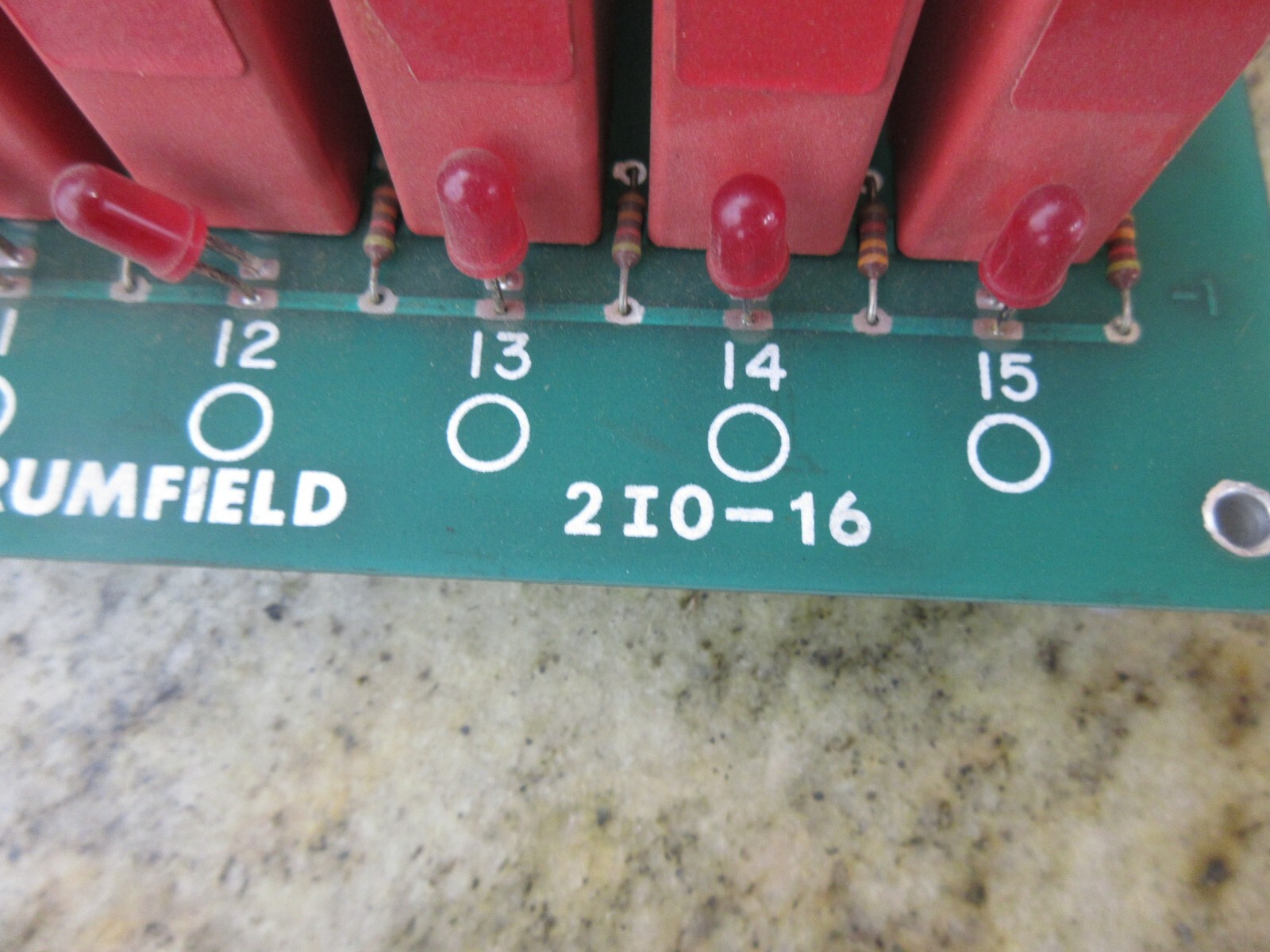 AMF POTTER BRUMFIELD CIRCUIT BOARD 2I0-16 CRYDOM 6301