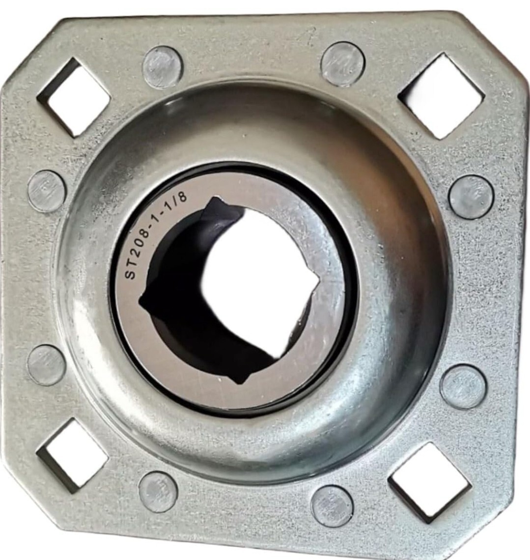 FD209RM, FD209R, DHU1-1/8S-209 Riveted Flanged Disc Harrow Bearing 1-1/8″ Bore